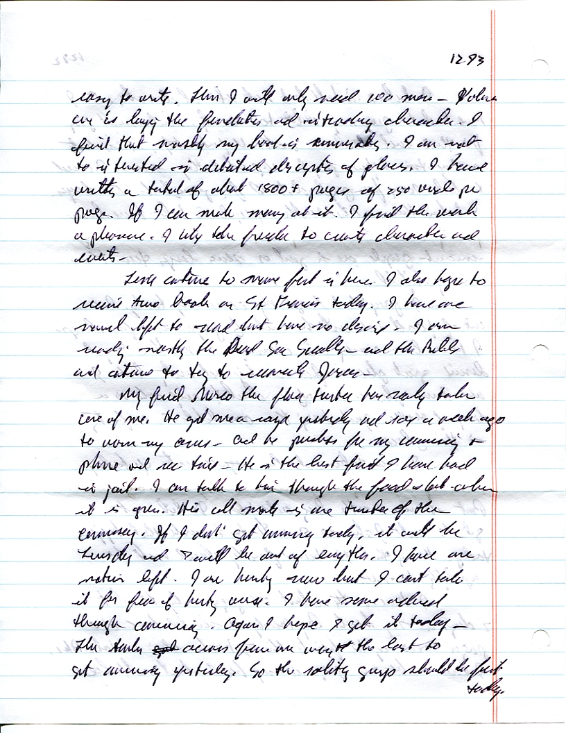 Dr John WorldPeace 2008 Prison Journal